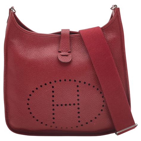 hermes evelyne rouge garance|quintessential Hermes bag.